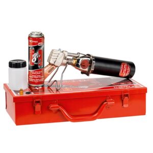 Metallkoffer mit mobilem Kartuschenlötkolben für Dachdecker Art.-Nr. 6364