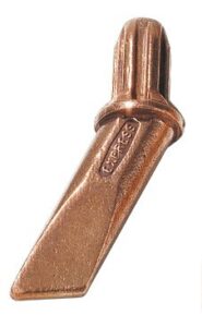Kupferstück Art.-Nr. 675 für Dachdecker-Lötkolben