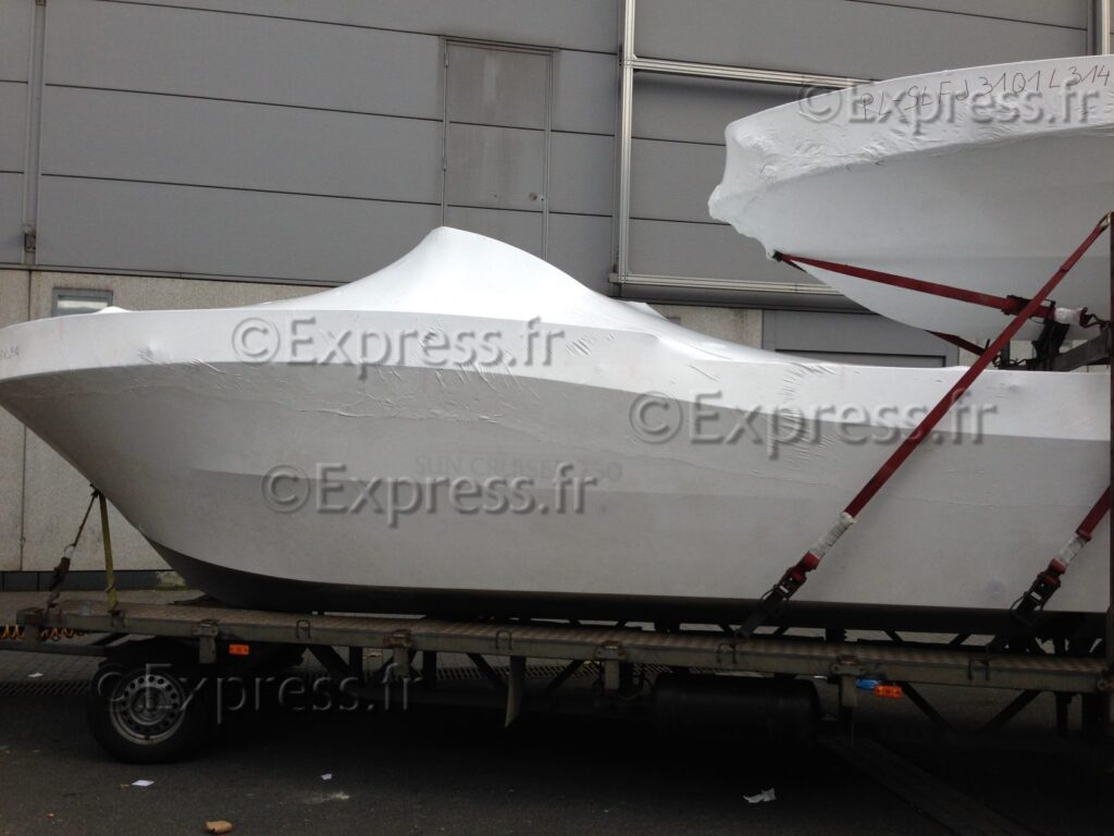 Exemple d'hivernage sur un bateau