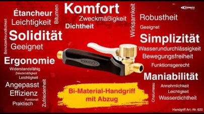 Griff mit Abzug für Brenner Art.-Nr. 620 – die Referenz für alle Abdichter!