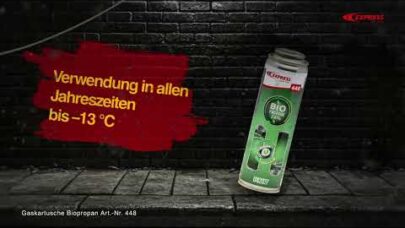 Eine Weltpremiere mit Guilbert Express und dieser Biopropan-Kartusche Art.-Nr. 448.
